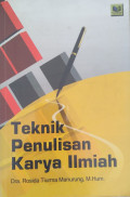 Teknik Penulisan Karya Ilmiah